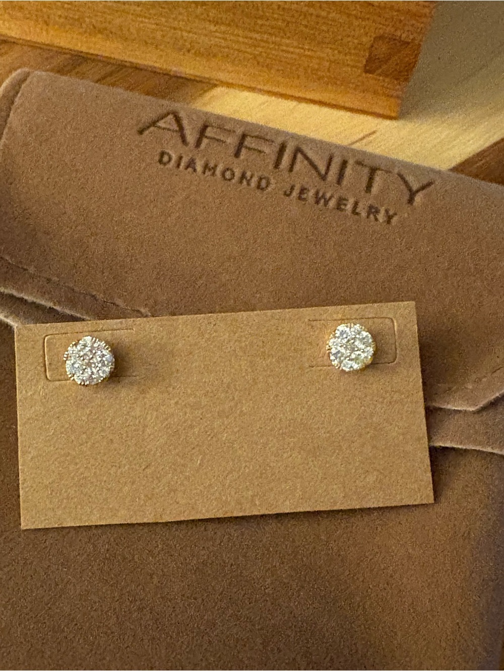 AFFINITY Diamond Halo Stud Earrings